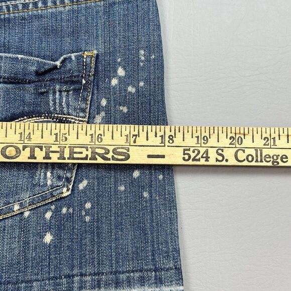 Vintage Rehab Jeans Mini Skirt Womens 11 Medium Wash Denim Y2K NOS - Picture 11 of 16